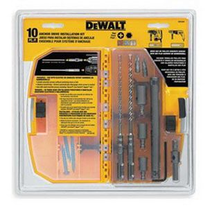 DEWALT DW5366 Anchor Drive Kit Tapcon Set 10PC - Image 3