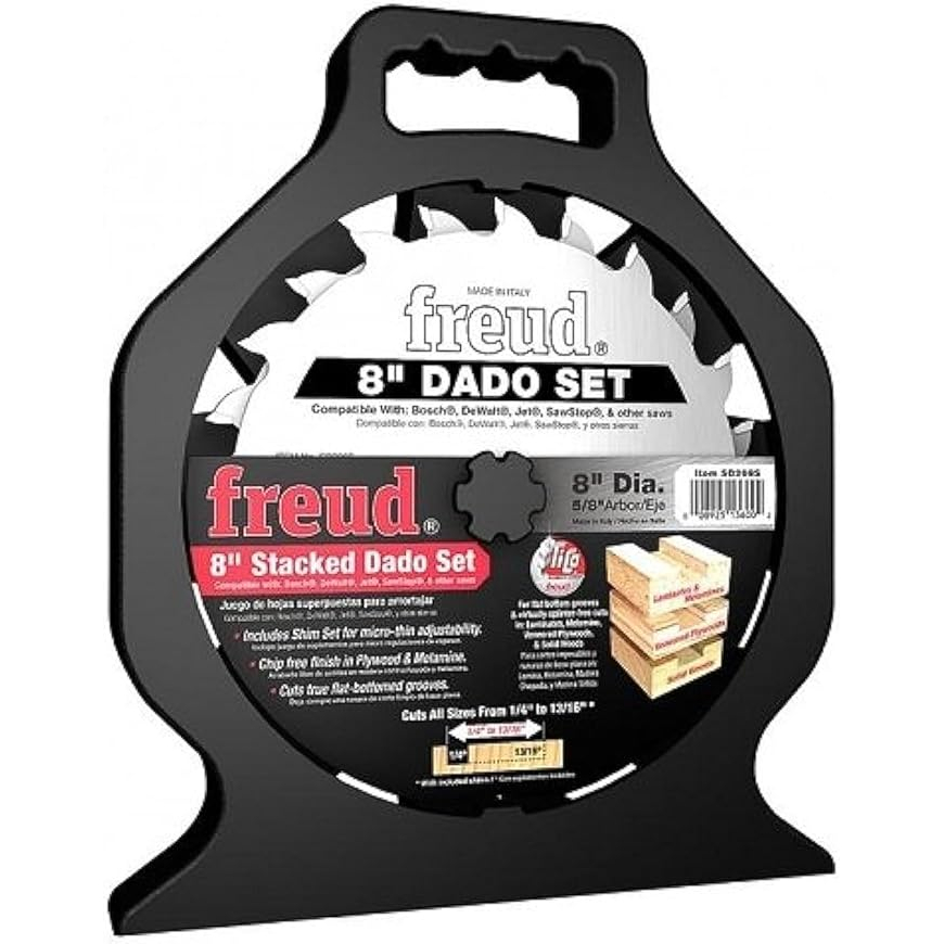FREUD SD208 8" Economy Dado Circular Saw Blade Set