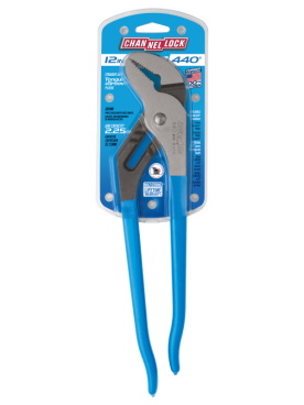 CHANNEL LOCK 440 12 Straight Jaw Tongue & Groove Pliers - Jireh Tools