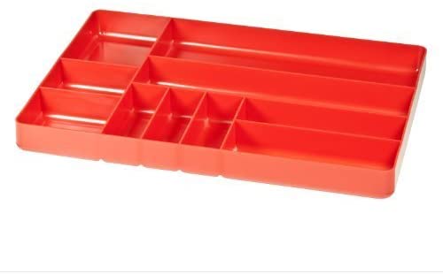 ERNST 5010 10 Compartment Organizer Tray - Red - Jireh Tools