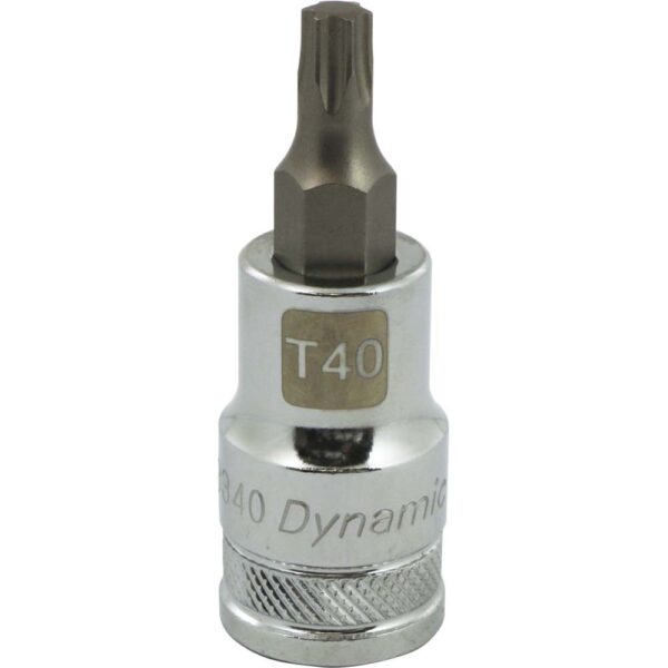 DYNAMIC TOOLS D013340 1/2" Drive Bit Socket 40 Torx