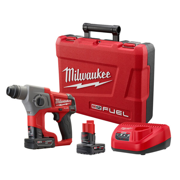 MILWAUKEE 2416-22XC M12 Fuel 5/8" SDS+ Rotary Hammer Kit