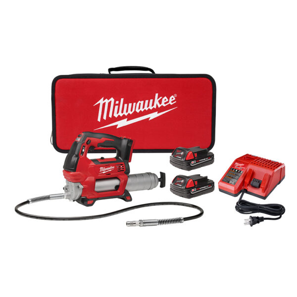 MILWAUKEE 2646-22CT M18 Cordless 2-Speed Grease Gun Kit