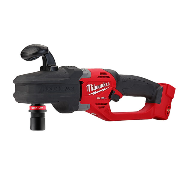 MILWAUKEE 2808-20 M18 Fuel Hole Hawg Right Angle Drill w/ QUIK-LOK (Tool Only) - Image 2