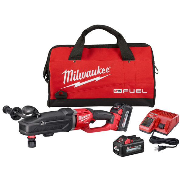 MILWAUKEE 2811-22 M18 Fuel 1/2" Super Hawg Right Angle Drill w/Quik-Lok Kit - Image 3