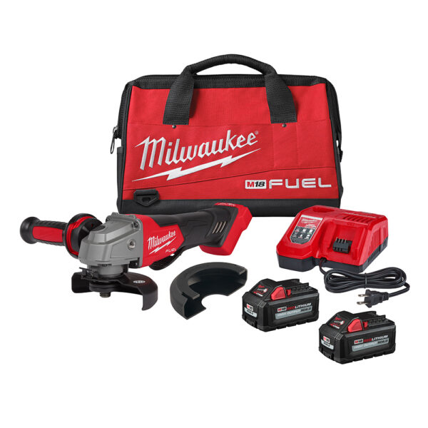 MILWAUKEE 2880-22 M18 Fuel Grinder 4-1/2" - 5" w/Paddle Switch Gen 2 Kit