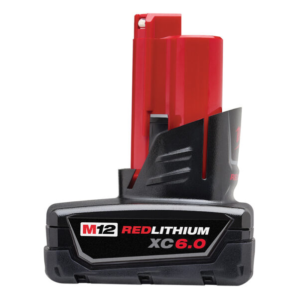 MILWAUKEE 48-11-2460 M12 RedLithium 6.0Ah Battery Pack - Image 2