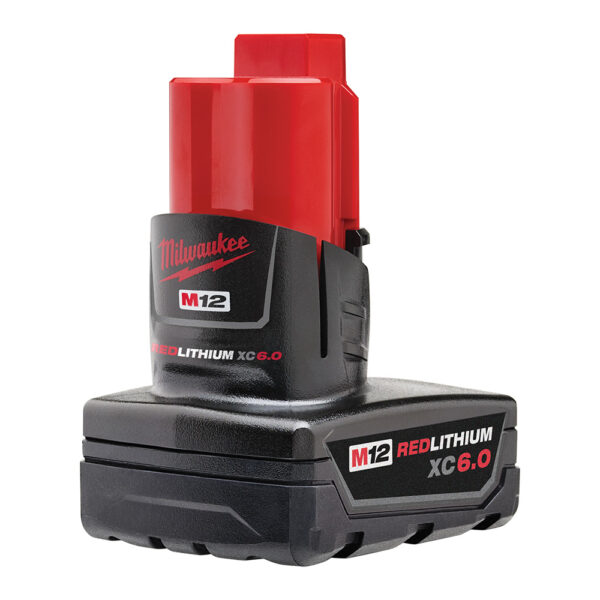 MILWAUKEE 48-11-2460 M12 RedLithium 6.0Ah Battery Pack