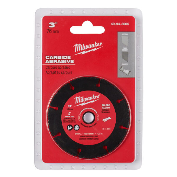 MILWAUKEE 49-94-3005 3" Carbide Abrasive Blade