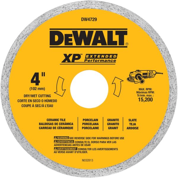 DEWALT DW4729 4" Tile Blade