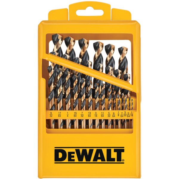 DEWALT DWA1189 29Pc Black Oxide Drill bit set