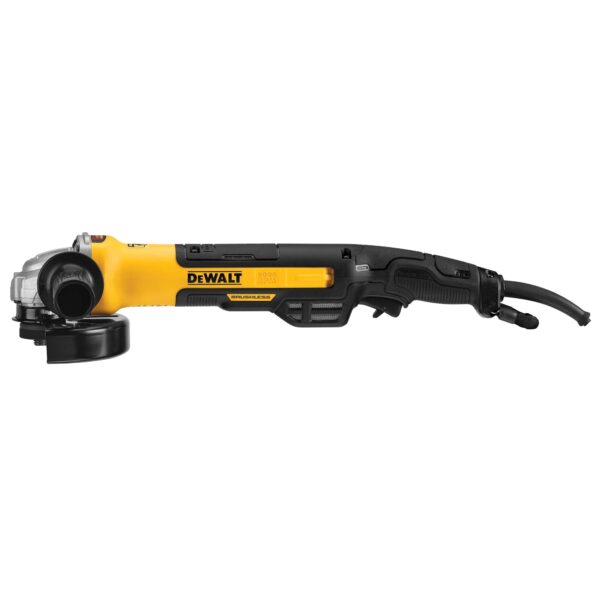 DEWALT DWE43265 5"/6" Brushless Rat Tail Trigger Grinder 13Amp 9.000rpm E-Clutch - Image 2