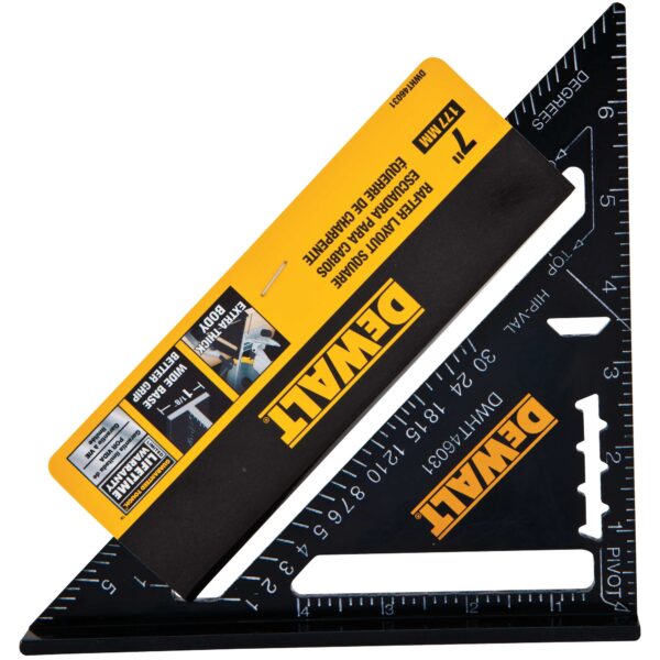 DEWALT DWHT46031 7" Rafter Layout Square