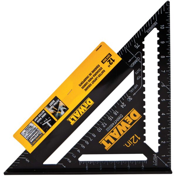 DEWALT DWHT46032 12" Rafter Layout Square