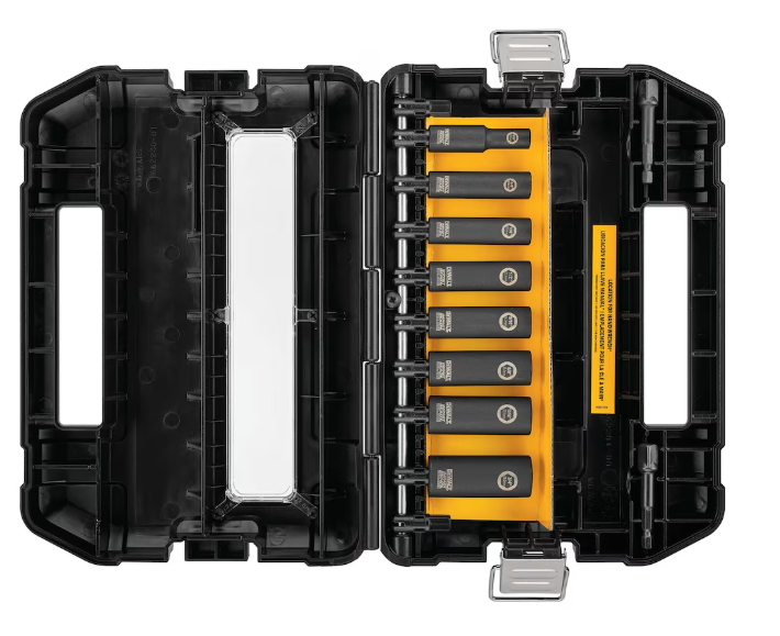 DEWALT DWMT45435 17pc Mixed SAE/MM Deep Impact Socket Set - Jireh Tools