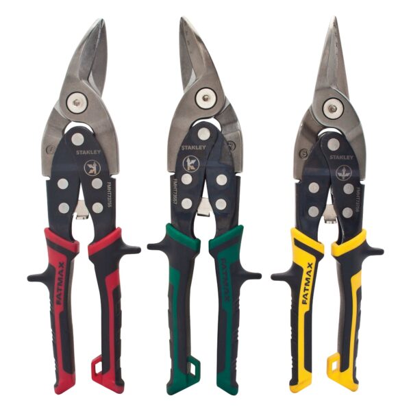 FATMAX FMHT73558 Aviation Snips Offset 3pc Set (left right & straight cutting) - Image 2