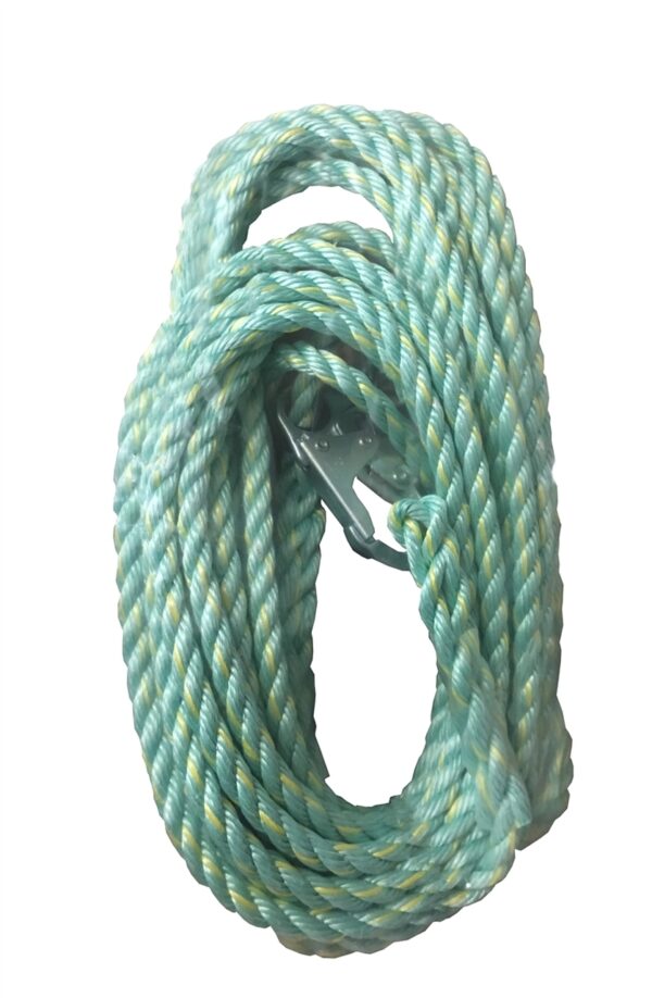 DYNAMIC SAFETY FP58EPS50A 50' 3 strands 5/8" Co-polymer Rope Lifeline