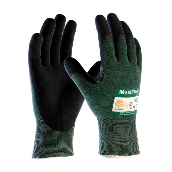 PIP GP348743XL MaxiFlex ATG Glove Cut-Resistant Level 2 Dipped  XL Green