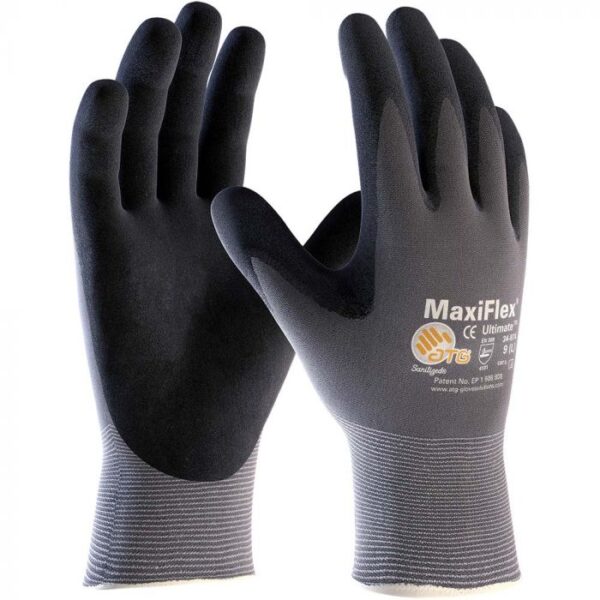 PIP GP34874TL  MaxiFlex Ultimate ATG Work Gloves MicroFoam  Grip Large Gray