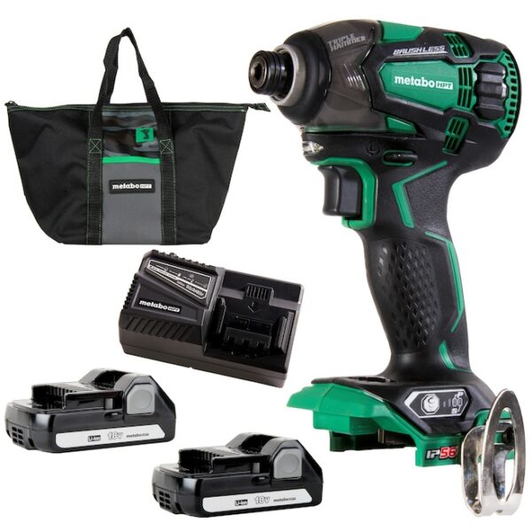 METABO HPT WH18DBFL2M 18V Cordless Impact Driver Kit