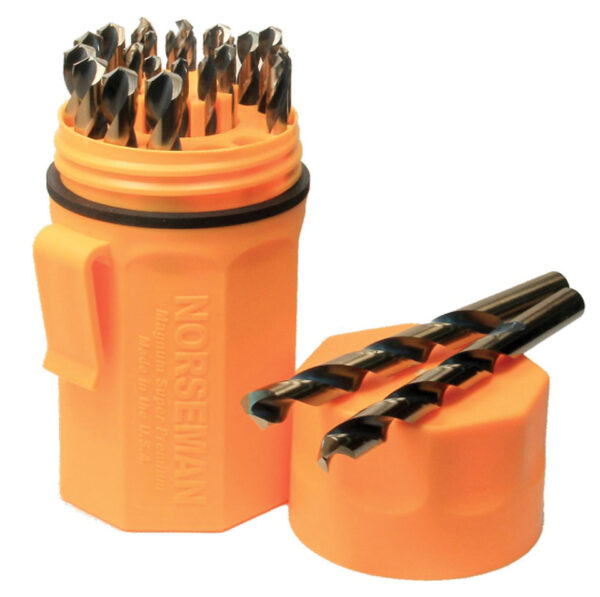 NORSEMAN 44190 29Pc Drill Bit Set Ultra Dex Blaze Orange