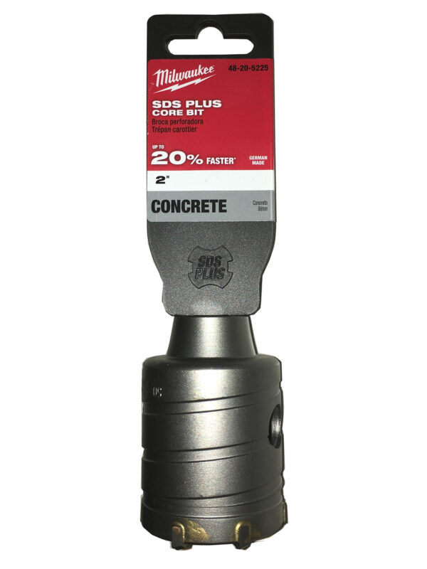 MILWAUKEE 48-20-5225 SDS+ Core  Bit 2" x 2" Deep