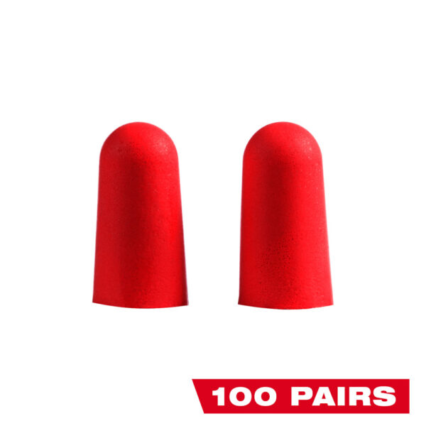 MILWAUKEE 48-73-3006 100 Pair Ear Plugs (Individually Sealed Pairs) - Image 2