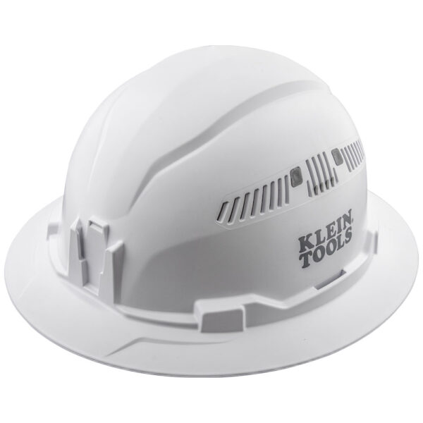 KLEIN 60401 Vented Full Brim Hard Hat White - Image 2