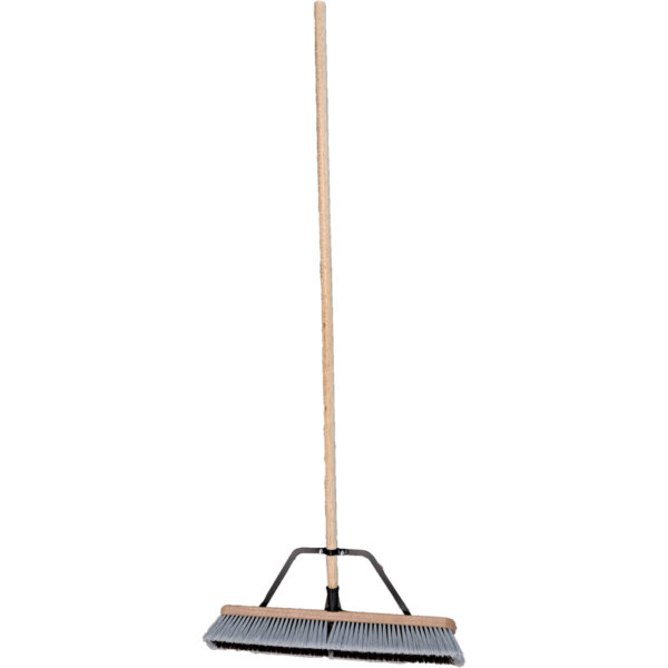 STEFFEN 728-24 24" Contractor Grade Dual Sweep Push Broom