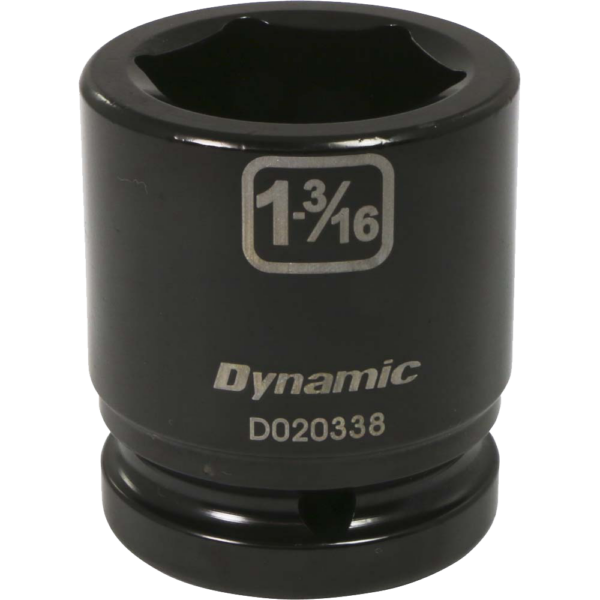 DYNAMIC TOOLS D020338 3/4" Drive 6 PT 1-3/16" Impact Socket