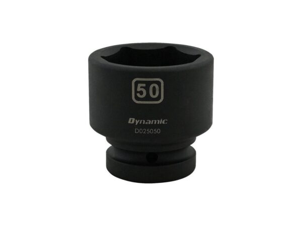 DYNAMIC TOOLS D025050 1" Drive 6Pt 50mm Standard Impact Socket