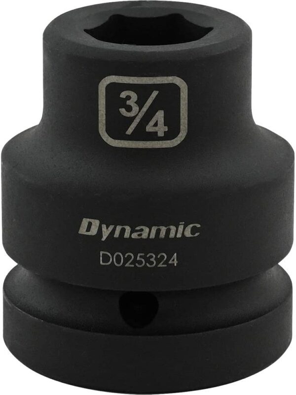 DYNAMIC TOOLS D025324 1" Drive 6Pt 3/4" Standard Impact Socket