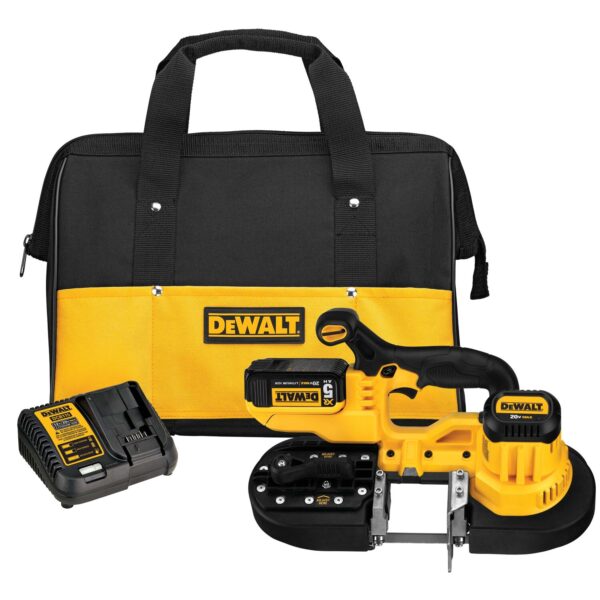 DEWALT DCS371P1 20V MAX 2-1/2" Capacity Band Saw Kit w/1 - 5.0Ah Battery