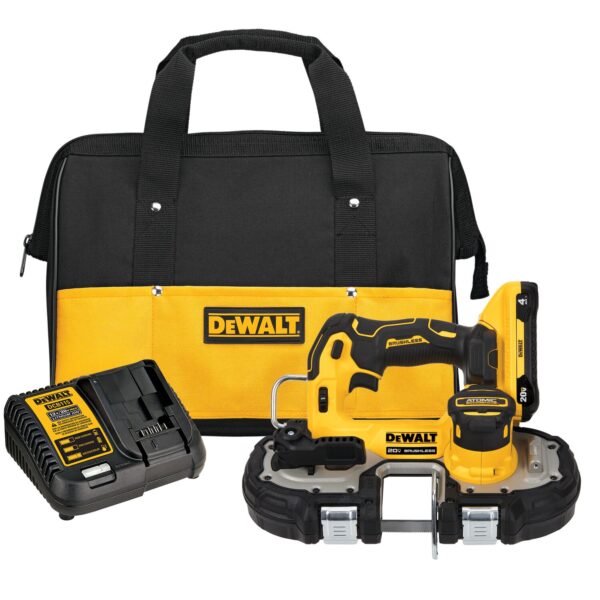 DEWALT DCS377Q1 20V MAX Atomic Band Saw Kit w/1 - 4Ah Battery