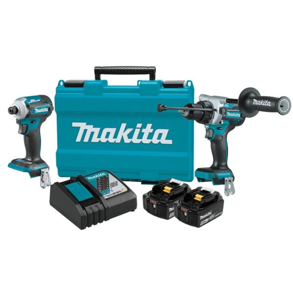 MAKITA DLX2411T 18V 2 Pc BL Kit DHP486Z + DTD171Z 5.0AH Kit