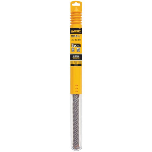 DEWALT DW5822 Concrete Drill Bit - 1-1/8" x 18" x 22-1/2" 4 Cutter SDS MAX