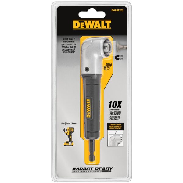 DEWALT DWARA120  Right Angle Attachment-Impact Ready