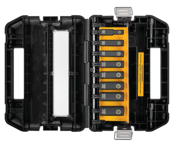 DEWALT DWMT45435 17pc Mixed SAE/MM Deep Impact Socket Set