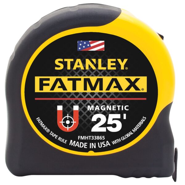 STANLEY FMHT33865 FatMax 25' Tape Measure Magnetic Hook - Image 2