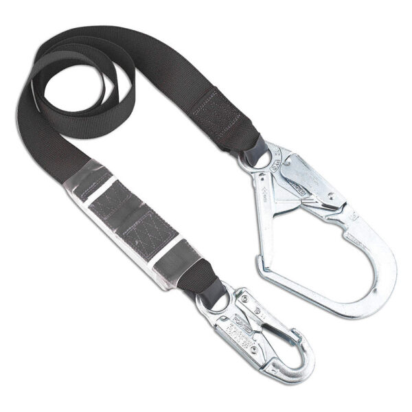 DYNAMIC SAFETY FP743146 Continuous Web  Lanyard 1 3/4IN 6FT w/Scaffold Hook