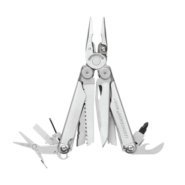 LEATHERMAN 832524 Wave+ Multi Tool 18 Function, Stainless Steel