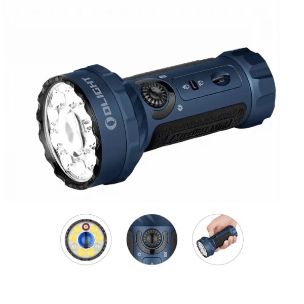 OLIGHT O-MARAUDERMINI-MB-CA Marauder Mini Powerful Led Flashlight(Midnight Blue)