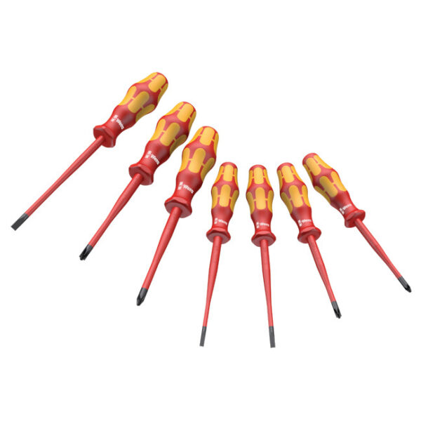 WERA WER-135961 160ISS/7 Screwdriver Set With Reduced Blade Diameter