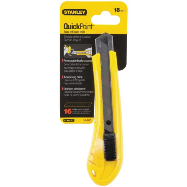 STANLEY 10-280 18mm Standard Snap-Off Knife