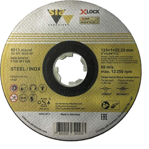 SIA 1935.3923.0120 Fibre Disc 120 Grit