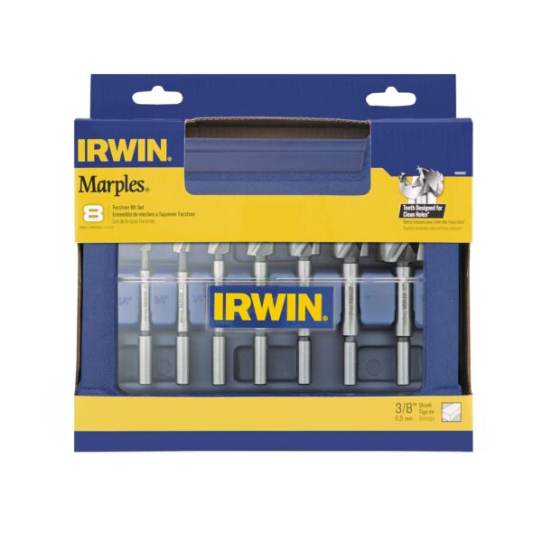 IRWIN 1966892 8Pc. Marples Forstner Bit Set