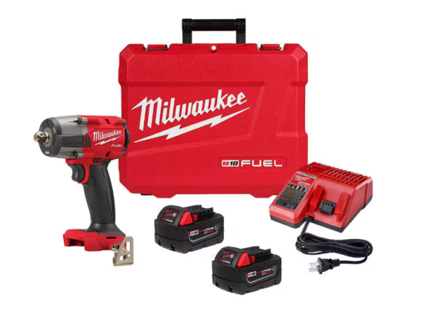 MILWAUKEE 2962P-22R M18 FUEL™ 1/2 " Mid-Torque Impact Wrench w/ Pin Detent Kit