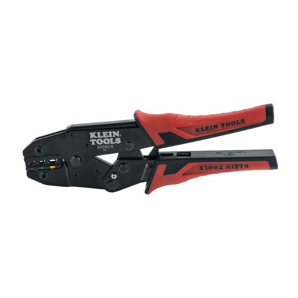 KLEIN 3005CR Ratcheting Crimper 10-22 AWG - Insulated Terminal