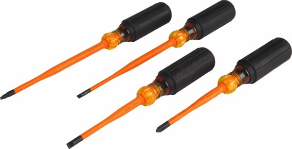 KLEIN 33734INS Screwdriver Set, Slim-Tip Insulated Phillips