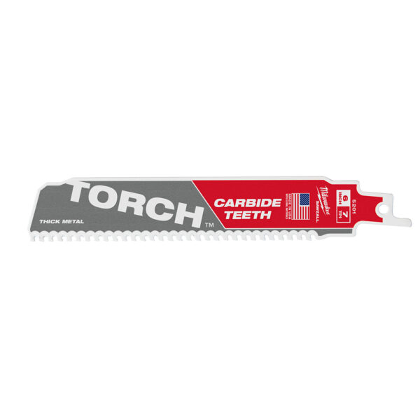 MILWAUKEE 48-00-5201 6" 7 TPI Carbide Torch Sawzall Blade